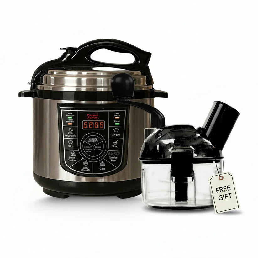 Olla Eléctrica a Presión Programable y Multifunción+Cortador de alimentos (Regalo)